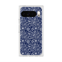 プレミアムスクエアケース with Pixelsnap［ ペイズリー - Blue ］