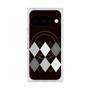 プレミアムスクエアケース with Pixelsnap［ Nordic Argyle - Black ］