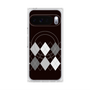 プレミアムスクエアケース with Pixelsnap［ Nordic Argyle - Black ］