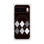 プレミアムスクエアケース with Pixelsnap［ Nordic Argyle - Black ］
