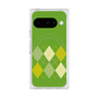 プレミアムスクエアケース with Pixelsnap［ Nordic Argyle - Green ］