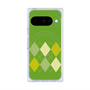 プレミアムスクエアケース with Pixelsnap［ Nordic Argyle - Green ］