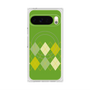 プレミアムスクエアケース with Pixelsnap［ Nordic Argyle - Green ］
