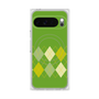 プレミアムスクエアケース with Pixelsnap［ Nordic Argyle - Green ］