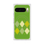 プレミアムスクエアケース with Pixelsnap［ Nordic Argyle - Green ］