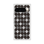プレミアムスクエアケース with Pixelsnap［ Argyle - Black ］