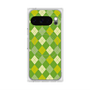 プレミアムスクエアケース with Pixelsnap［ Argyle - Green ］