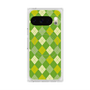 プレミアムスクエアケース with Pixelsnap［ Argyle - Green ］