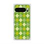 プレミアムスクエアケース with Pixelsnap［ Argyle - Green ］