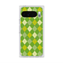 プレミアムスクエアケース with Pixelsnap［ Argyle - Green ］