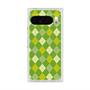 プレミアムスクエアケース with Pixelsnap［ Argyle - Green ］