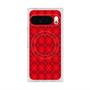 プレミアムスクエアケース with Pixelsnap［ Argyle - Red ］
