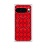 プレミアムスクエアケース with Pixelsnap［ Argyle - Red ］