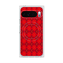 プレミアムスクエアケース with Pixelsnap［ Argyle - Red ］
