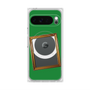 プレミアムスクエアケース with Pixelsnap［ Photo Frame - Green ］