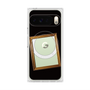 プレミアムスクエアケース with Pixelsnap［ Photo Frame - Black ］