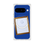 プレミアムスクエアケース with Pixelsnap［ Photo Frame - Blue ］