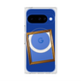 プレミアムスクエアケース with Pixelsnap［ Photo Frame - Blue ］