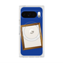 プレミアムスクエアケース with Pixelsnap［ Photo Frame - Blue ］