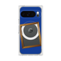 プレミアムスクエアケース with Pixelsnap［ Photo Frame - Blue ］