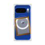 プレミアムスクエアケース with Pixelsnap［ Photo Frame - Blue ］