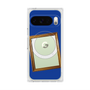 プレミアムスクエアケース with Pixelsnap［ Photo Frame - Blue ］