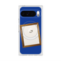 プレミアムスクエアケース with Pixelsnap［ Photo Frame - Blue ］