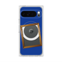 プレミアムスクエアケース with Pixelsnap［ Photo Frame - Blue ］