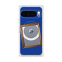 プレミアムスクエアケース with Pixelsnap［ Photo Frame - Blue ］
