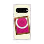 プレミアムスクエアケース with Pixelsnap［ Photo Frame - Ivory ］