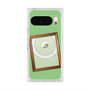 プレミアムスクエアケース with Pixelsnap［ Photo Frame - Light Green ］