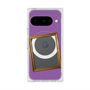 プレミアムスクエアケース with Pixelsnap［ Photo Frame - Purple ］