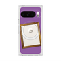 プレミアムスクエアケース with Pixelsnap［ Photo Frame - Purple ］