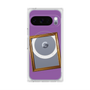 プレミアムスクエアケース with Pixelsnap［ Photo Frame - Purple ］