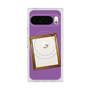 プレミアムスクエアケース with Pixelsnap［ Photo Frame - Purple ］
