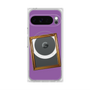 プレミアムスクエアケース with Pixelsnap［ Photo Frame - Purple ］
