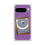 プレミアムスクエアケース with Pixelsnap［ Photo Frame - Purple ］
