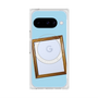 プレミアムスクエアケース with Pixelsnap［ Photo Frame - Light Blue ］