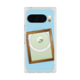プレミアムスクエアケース with Pixelsnap［ Photo Frame - Light Blue ］