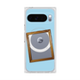 プレミアムスクエアケース with Pixelsnap［ Photo Frame - Light Blue ］