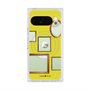 プレミアムスクエアケース with Pixelsnap［ Photo Frames - Yellow ］