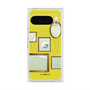 プレミアムスクエアケース with Pixelsnap［ Photo Frames - Yellow ］