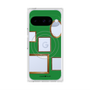 プレミアムスクエアケース with Pixelsnap［ Photo Frames - Green ］