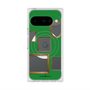プレミアムスクエアケース with Pixelsnap［ Photo Frames - Green ］