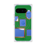 プレミアムスクエアケース with Pixelsnap［ Photo Frames - Green ］