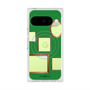 プレミアムスクエアケース with Pixelsnap［ Photo Frames - Green ］
