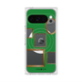 プレミアムスクエアケース with Pixelsnap［ Photo Frames - Green ］