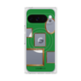 プレミアムスクエアケース with Pixelsnap［ Photo Frames - Green ］