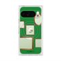 プレミアムスクエアケース with Pixelsnap［ Photo Frames - Green ］