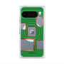 プレミアムスクエアケース with Pixelsnap［ Photo Frames - Green ］